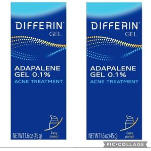 Set of 2 Differin Gel 1.6oz new in box